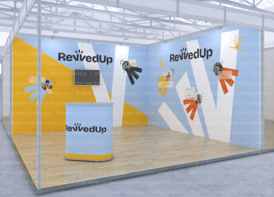 Shell Scheme Stand Branding