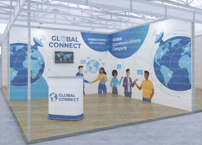 Shell Scheme Stand Branding